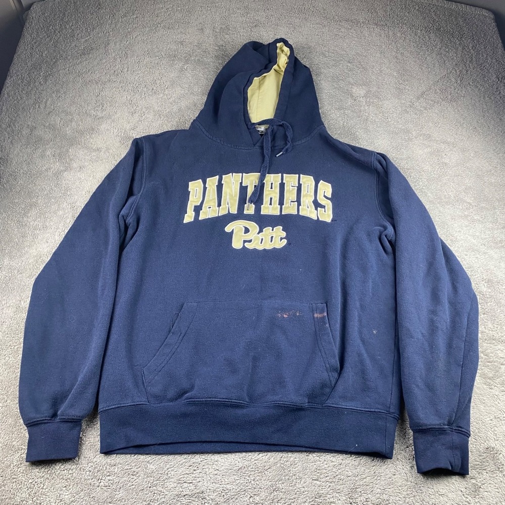 Stadium Pittsburgh Panthers Hoodie Women Medium Blue Long Sleece